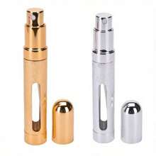 1/2 Chai xịt nước hoa di động dung tích lớn 12ml - Có thể nạp lại, kích thước du lịch, nạp đầy dưới đáy, đóng chai mỹ phẩm, bình phun, bình rỗng để chiết nước hoa và sử dụng khi di chuyển - Nhiều màu - Xem 15