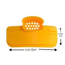 1 件装防溢厨房锅边液体倾倒唇嘴勺子漏斗 - 彩色 - 查看 7