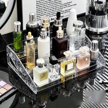 加宽透明水波纹收纳盒多层化妆品收纳架指甲油眼影托盘展示架梳妆台收纳架，多功能化妆工具收纳盒包，化妆包，梳妆台，旅行，化妆包，收纳，化妆品整理盒，化妆包，洗漱包，桌面收纳盒，化妆包，化妆袋，化妆品整理盒，梳妆台配件，化妆袋，化妆包，珠宝盒，化妆刷架，化妆刷架，香水整理盒，化妆包，女士礼物，圣诞礼物，女士礼物创意，房间装饰 - 彩色 - 查看 3