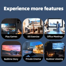 Nuovo proiettore 4K Ultra HD 5G per uso domestico 2025, multifunzionale, per una visione immersiva, supporta connessione WiFi a smartphone Android e Apple, proiezione diretta su parete bianca, adatto per casa cinema, karaoke, gaming, corsi online, camera da letto, dormitorio, supporta connessioni HD e USB, correzione automatica della distorsione, sistema Android integrato con numerose applicazioni, sistema audio integrato, proiezione all'aperto, regalo per Natale e San Valentino