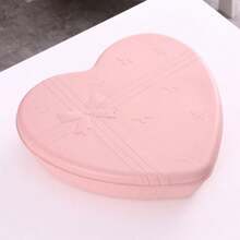 Heart-Shaped Plastic Fruit Dish & Snack Box, New Year Gift Box, Sectioned Candy Tray, Food Storage Container - Multicolor - View 6