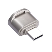 Đầu đọc thẻ nhớ Micro SD USB-C, Đầu đọc thẻ nhớ lưu trữ TF OTG loại C tương thích với máy tính xách tay, máy tính bảng, điện thoại thông minh - màu đen - Xem 3