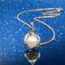 1pc Exquisite Faux Pearl Teardrop Shaped Pendant, Fashionable Design, Valentine's Day Gift Valentines,Mom,Mother,Mother's Day,Gift