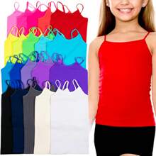 Girl's Single & Multi-Item Pack Of Randomly Assorted Cami Style Tank Tops - 3 Pack Randomly Selected - View 1