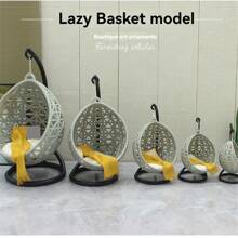 1pc 1:30/1:20/1:15/1:12 DIY Hanging Basket Decor, Miniature Furniture Hanging Basket Ornament, DIY Sandbox Model Building Material Hanging Chair, Decoration House Hanging Basket, Decoration House Furniture, Play House Furniture Best Gifts Birthday
