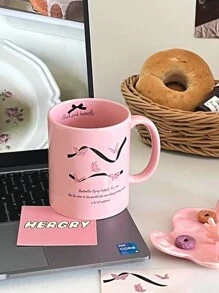 1 cốc cà phê bằng gốm sứ phong cách bướm và ruy băng, cốc gốm đa chức năng 11oz, lý tưởng để đựng nước trái cây, sữa, cà phê - Quà tặng sinh nhật và ngày lễ hoàn hảo cho gia đình, quà tặng cho anh ấy, cốc vui nhộn, thích hợp làm cốc cà phê trà chiều tại văn phòng, thích hợp làm cốc sữa ăn sáng tại nhà, cốc đựng đồ uống lạnh, cốc, cốc nước, cốc trà sữa, cốc bia, chất liệu gốm sứ có thể tái sử dụng, cũng thích hợp làm quà tặng sáng tạo cho bữa tiệc. - nhiều màu - Xem 4