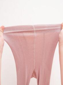 3 双儿童春秋季宝宝幼儿打底袜纯色条纹紧身裤适合女孩、户外/休闲/运动/舞蹈/派对穿着 - 彩色 - 查看 6