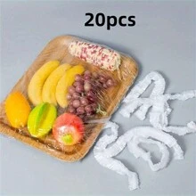 20/50 piezas Cubiertas de plástico transparente para bandejas de alimentos: Adecuado para bandejas de tamaño A+B con dimensiones inferiores a 70 cm/27.6 pulgadas - transparente - Ver 9