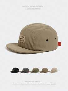 1pc New Retro Quick-Drying 5-Panel Baseball Cap, Adjustable 55-61cm, Streetwear Outdoor Golf Hat For Men, Spring/Summer/Autumn
