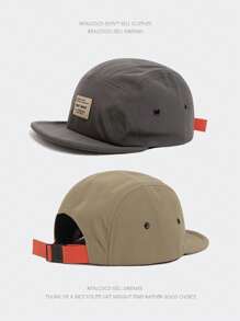 1pc New Retro Quick-Drying 5-Panel Baseball Cap, Adjustable 55-61cm, Streetwear Outdoor Golf Hat For Men, Spring/Summer/Autumn