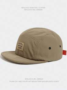1pc New Retro Quick-Drying 5-Panel Baseball Cap, Adjustable 55-61cm, Streetwear Outdoor Golf Hat For Men, Spring/Summer/Autumn
