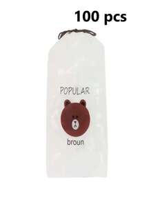 50/100/200/300 chiếc, Túi nhựa đựng trái cây tươi Phụ kiện nhà bếp, màng bọc thực phẩm dùng một lần Saran nhiều màu - trắng - Xem 16