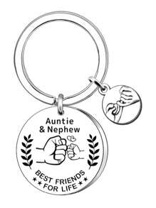 Aunt's Birthday Gift For Kailin Aunt, Kailin Aunt's Birthday Gift, Mother's Day Gift, Christmas Gift, Casual & Cute Elegant Stainless Steel Christmas Car Accessories Bag Charm School Goth Y2k