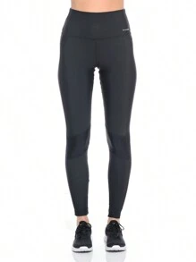 LEGGINGS WITH DETAILS AND CUTOUTS FITNESS GYM - màu đen - Xem 2