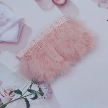 1 米/件手工火鸡羽毛头饰、节日派对装饰悬挂道具、化妆舞会、舞台表演服装配饰、DIY 工艺用品