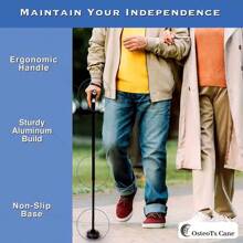 MULETAS PLEGABLES LED DE ALUMINIO MANGO BASTÓN BASTONES - Gris - Ver 3