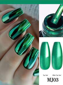 1Pc Christmas Gel Nail Polish Bourgogne Metallic Gel Nail Polish, 15ml Wine Red Nails Metallic Mirror Effect Gel Polish - Lâu trôi, dễ sử dụng, Metallic Red Gel Polish cho hiệu ứng làm móng bóng, Varnish bán vĩnh viễn ngâm UV LED Gel Polish, Làm móng Giáng sinh - Nhiều màu - Xem 4