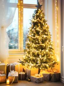 80led-Christmas Lights, LED String Lights, Waterproof Warm White Fairy String Lights, For Indoor And Outdoor Bedrooms, Room Weddings, Backpacks, Christmas Trees, For Living Room, Christmas Trees, Bedroom Wedding Decorations, Christmas Decorations, Holiday Decorations, Birthday Parties, Thanksgiving Decorations, Halloween Decorations, Autumn Decorations, Harvest Day Decorations, Room Decorations, Bedroom Decorations - 彩色 - 查看 2