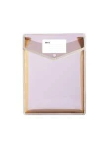 1pc A5文件夹大容量办公文具收纳袋文件袋信封文件夹PP塑料文件夹彩色风琴袋办公室试卷收纳公文包横斜纹学生立体文件袋 - 彩色 - 查看 20