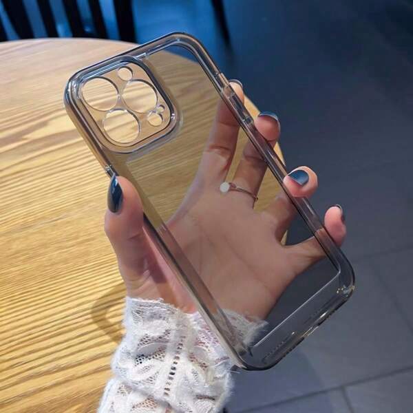 Compatible With IPhone 15 Pro Max/IPhone 16 Clear Soft Silicone Anti-Drop Protective Case