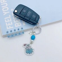 1 cái Khóa màu xanh sáng tạo Anime Nền tảng hạt cườm Vỏ điện thoại Chuỗi Thẻ Sách Dây treo Máy ảnh CCD Móc khóa Acrylic Trang trí túi đa năng Mặt dây chuyền - Nhiều màu - Xem 8