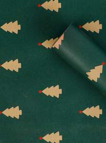 10pcs/Pack Christmas Wrapping Paper Snowflake Print, 50cm X 70cm, Suitable For Festival Party Gift Wrapping Decoration, Christmas