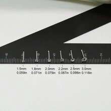 6 件 925 纯银穿孔鼻钉，带圆形方晶锆石，1.5 毫米/1.8 毫米/2.0 毫米/2.2 毫米/2.5 毫米/3.0 毫米四爪球鼻/耳洞首饰
