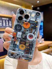 Funda protectora para teléfono móvil, porosa y de alta transparencia, con diseño de mosaico colorido y talla grande gruesa a prueba de golpes, compatible con iPhone 16/16Pro/16Plus/16ProMax/15ProMax, Apple P13, P14 Soft Shell P12, XS.XR/78P.78GES2, A50 A12 A32 A52 A72 A51 A21 S A13 A14 S22 Ultra S23 A33 A53 S20FE, Redmi 11 Youth. 12Pro. 12/12X. Note11. 9a. 9c. Polox3 NFC. Redmi 10. Redmi9. Note9. 12c. Note11Pro. Redmi10C. Note8Pro