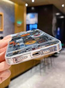 Funda protectora para teléfono móvil, porosa y de alta transparencia, con diseño de mosaico colorido y talla grande gruesa a prueba de golpes, compatible con iPhone 16/16Pro/16Plus/16ProMax/15ProMax, Apple P13, P14 Soft Shell P12, XS.XR/78P.78GES2, A50 A12 A32 A52 A72 A51 A21 S A13 A14 S22 Ultra S23 A33 A53 S20FE, Redmi 11 Youth. 12Pro. 12/12X. Note11. 9a. 9c. Polox3 NFC. Redmi 10. Redmi9. Note9. 12c. Note11Pro. Redmi10C. Note8Pro