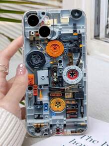 Funda protectora para teléfono móvil, porosa y de alta transparencia, con diseño de mosaico colorido y talla grande gruesa a prueba de golpes, compatible con iPhone 16/16Pro/16Plus/16ProMax/15ProMax, Apple P13, P14 Soft Shell P12, XS.XR/78P.78GES2, A50 A12 A32 A52 A72 A51 A21 S A13 A14 S22 Ultra S23 A33 A53 S20FE, Redmi 11 Youth. 12Pro. 12/12X. Note11. 9a. 9c. Polox3 NFC. Redmi 10. Redmi9. Note9. 12c. Note11Pro. Redmi10C. Note8Pro