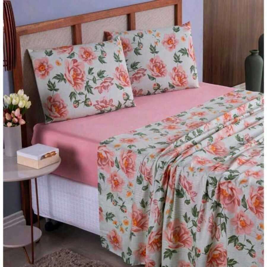 3 PIECE QUEEN SHEET PRINTED ASSORTED PRINTS SEPARATE (3 PIECES) - Nhiều màu - Xem 1
