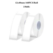 Étiquettes blanches Imprimante mini Autocollant imperméable Compatible avec les imprimantes d'étiquettes D30, D35, P11 pour code-barres, adresse, usage domestique et professionnel