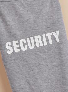 透气凉爽宠物背心，时尚贵宾犬/猫夏季凉爽衬衫 - 灰色 - 查看 6