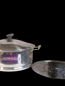 KOMALE RICE COOKER 34 CM ALUMINUM. - Silver - View 3