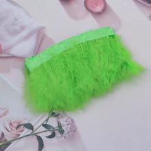 1 米/件手工火鸡羽毛头饰、节日派对装饰悬挂道具、化妆舞会、舞台表演服装配饰、DIY 工艺用品