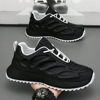 大码男士户外休闲运动鞋，时尚