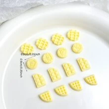 20/50/100pcs/Mixed Random Resin Chocolate Replica Decorative Nail Art Set, For Manicure & DIY Crafts, Various Mini Realistic Chocolate Shapes, Non-Alcoholic Collectible Accessories - Multicolor - View 14