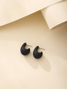 1 Pair Of Fashionable Elegant Stud Earrings, Luxurious Unique Design For Daily Wear