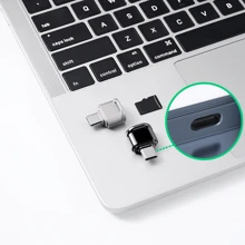 Đầu đọc thẻ nhớ Micro SD USB-C, Đầu đọc thẻ nhớ lưu trữ TF OTG loại C tương thích với máy tính xách tay, máy tính bảng, điện thoại thông minh - màu đen - Xem 6
