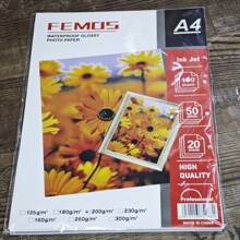 A4 Photo Paper 200gsm For Inkjet Printing, Glossy Back To School - White - View 2