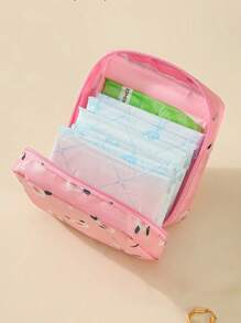 1/6pcs Travel Sanitary Pad Storage Bag, Used For Storing Sanitary Pads, Lingerie Liners, Tampons, Valentines Gift, Cosmetic Bag, Coin Purse, Mini Bag, Cute Menstrual Pad Organizer, Zipper Wallet, Back To School Sanitary Pad Organizer, Large Capacity Sanitary Pad Student Storage Bag, Ideal For Students And Girls, Storage Box,Home Stuff,Table,Home Decorations For Home Kitchen Bedroom Living Room Dining Room, Home Decoration Accessories, Decorative Box,Women Wedding Gift,Summer Travel Holiday Festival Must-Have