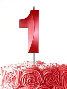 1 件红色贝壳许愿数字蜡烛、生日蛋糕氛围蜡烛、派对甜点烘焙蛋糕装饰蜡烛、生日蜡烛、生日装饰、生日快乐、蛋糕蜡烛、房间装饰礼物毕业 - 紅色 - 查看 5