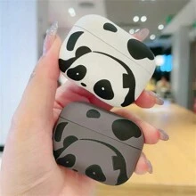 Apple Cute Falling Panda Design Protective Case Compatible With Airpods Pro, Airpods 3rd Gen, Airpods 1/2, Airpods Pro 2, Airpods 5th Gen - Multicolor - View 1