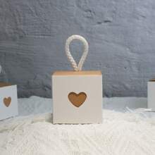 10 件婚礼回礼盒，纸质糖果盒，2 x 2 x 2 英寸迷你立方体糖果巧克力礼品包装，适用于婚礼派对、情人节、宾客婚礼回礼 - 彩色 - 查看 12