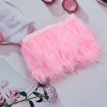 1 米/件手工火鸡羽毛头饰、节日派对装饰悬挂道具、化妆舞会、舞台表演服装配饰、DIY 工艺用品