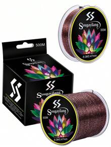 SOUGAYILANG Fishing Line -Braided Fishing Line 150M/300M/500M Multicolor Abrasion Resistent Multifilament Fishing Line For Saltwater And Freshwater Outdoor Fishing Accessories - 棕色 - 查看 3