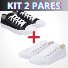 AIIstar Women's Men's Tennis Kit Straight Sole Low-Top Soft And Comfortable Premium Black Blue Red White - ĐEN + TRẮNG - Xem 1