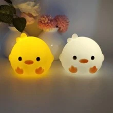 Cute Penguin Night Light, Creative Cartoon Animal LED Lamp, Suitable For Bedroom Bedside Ambiance Light, Party Decor, Christmas Gift For Friends And Family - Multicolor - View 3
