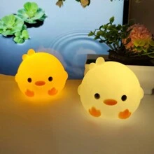 Cute Penguin Night Light, Creative Cartoon Animal LED Lamp, Suitable For Bedroom Bedside Ambiance Light, Party Decor, Christmas Gift For Friends And Family - Multicolor - View 7