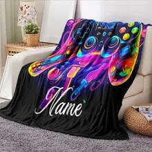1 chiếc chăn lông cừu mềm mại họa tiết máy chơi game cá nhân hóa, in kỹ thuật số độ nét cao, thích hợp cho phòng ngủ, phòng khách, ghế sofa, văn phòng, du lịch và quà tặng có thể giặt được dễ thương tùy chỉnh, độc đáo, cá nhân hóa quà tặng lý tưởng cho gia đình, quà tặng lý tưởng cho bạn bè con trai, con gái, bạn bè, gia đình ghế sofa, giường, xe hơi, phòng trà, phòng ngủ, phòng khách, phòng tắm, phòng ăn - Xem 5